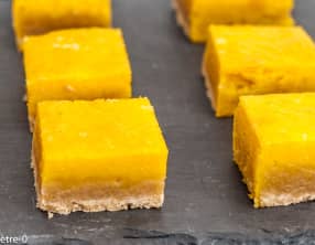Lemon bars ou carrés au citron