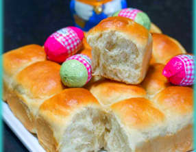 Brioche fourrée au chocolat