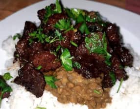 Civet de porc créole de la Réunion