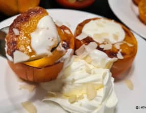 Kakis grillés au mascarpone