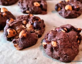 Cookies chocolat noisettes