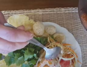 Salade de papaye verte