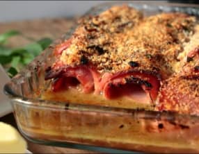 Roulés au jambon sauce madère de Laurent Mariotte