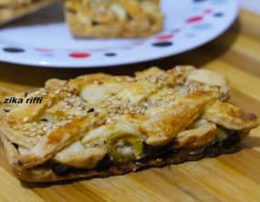 Tartelettes aux poireaux à la sauce Mornay