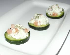 Tzatziki au saumon fumé et aneth