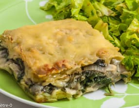 Gratin de ravioles aux blettes