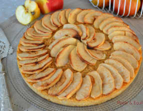 Tarte légère aux pommes sans pâte