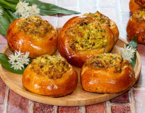 Petits pains à l'ail des ours