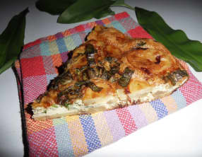 Tortilla espagnole à l’ail des ours