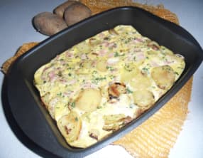 Tortilla espagnole au jambon au Cake Factory