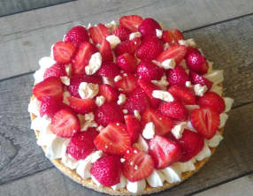 Tarte aux fraises sans cuisson