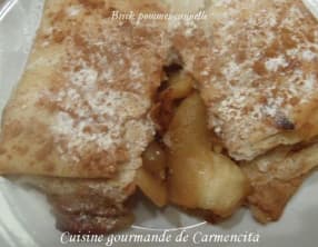 Brick pommes et cannelle