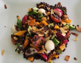 Salade de lentilles Beluga