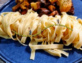 Tagliatelles maison à la semoule