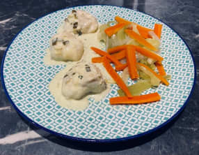 Joues de lotte à l'estragon