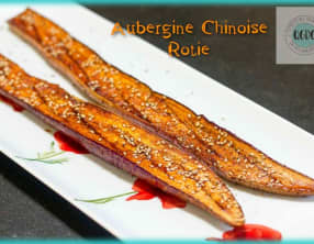 Aubergine chinoise rôtie