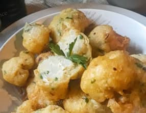 Beignets végétaliens au chou fleur