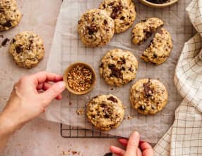 Cookies chocolat et pralin