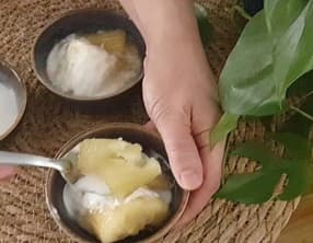 Manioc au lait de coco