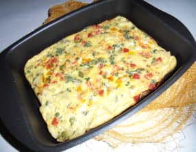 Tortilla espagnole au chorizo au cake factory