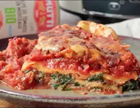 Lasagnes aux épinards et à la ricotta