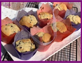Muffins au mascarpone et pépites de chocolat