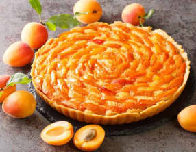 La tarte d'abricots à la crème d'amandes