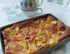 Clafoutis aux abricots et aux nectarines