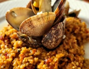 Boulghour aux palourdes