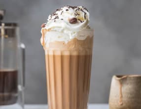 Café liégeois au caramel maison