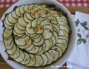 Gratin de courgettes au boeuf