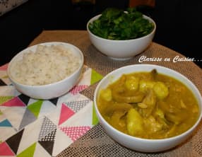 Blanquette de thon au curry