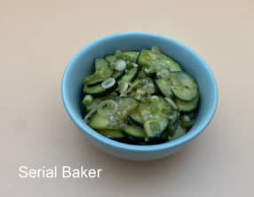 Concombre mariné façon asiatique
