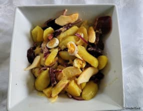 Salade de pommes de terre et betteraves