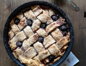 La Torta à la ricotta et aux cerises