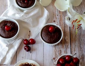 Muffins aux cerises sans gluten