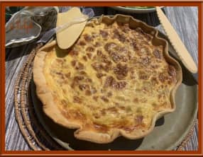 Quiche jambon fromage de Cyril Lignac