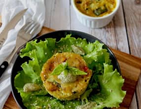 Flans aux légumes sans gluten, ni lait, ni œuf