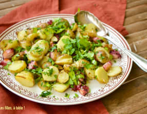 Poulpe et pommes de terre à la plancha