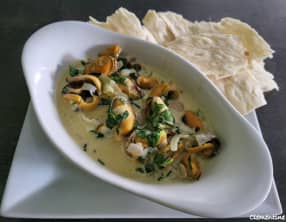 Moules à l'escargot
