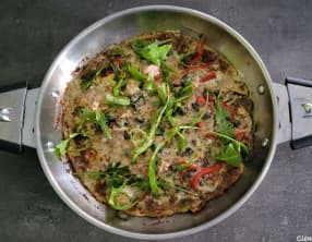 Frittata au thon et poivrons pointus