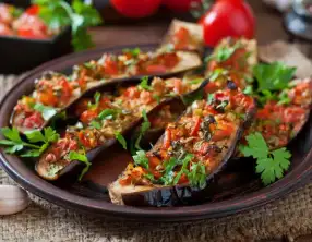 Aubergines farcies