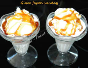 Glace façon Sunday