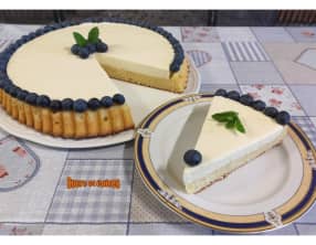 Tarte renversée myrtilles citron