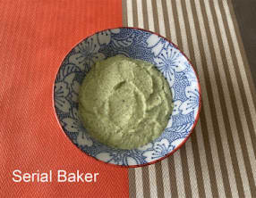 Purée de courgette au tahin