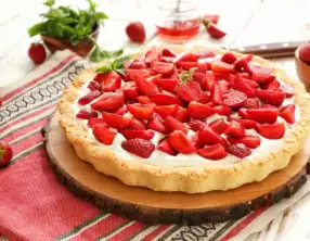 Tarte aux Fraises et Yaourt