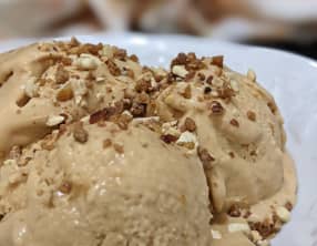 Glace caramel salé sans sorbetière
