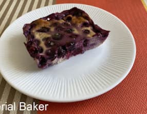 Clafoutis léger à la myrtille