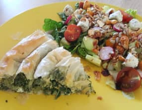 Spanakopita aux épinards