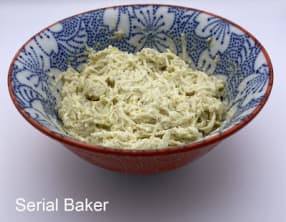 Chou-rave à la purée de sésame